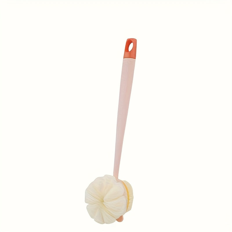 Comfort Design Long-Handle Back Scrubber - Suitable for Exfoliation and Massage, Perfect for Men and Women, Bathroom Essential, Soft Bristles | Comfortable Grip | Ideal for All Seasons