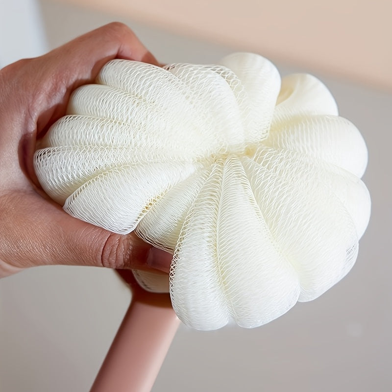 Comfort Design Long-Handle Back Scrubber - Suitable for Exfoliation and Massage, Perfect for Men and Women, Bathroom Essential, Soft Bristles | Comfortable Grip | Ideal for All Seasons