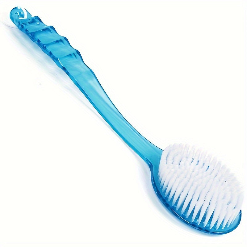 Long-Handled Shower Body Brush - Massage and Back Cleansing Brush, Essential Bathroom Accessory, No Electricity Required, No Batteries