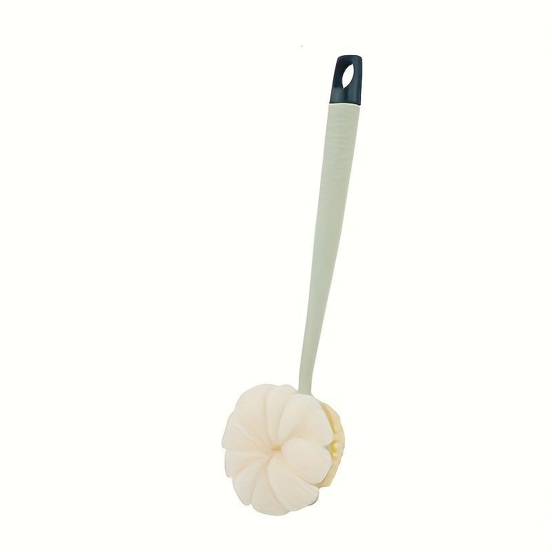 Comfort Design Long-Handle Back Scrubber - Suitable for Exfoliation and Massage, Perfect for Men and Women, Bathroom Essential, Soft Bristles | Comfortable Grip | Ideal for All Seasons